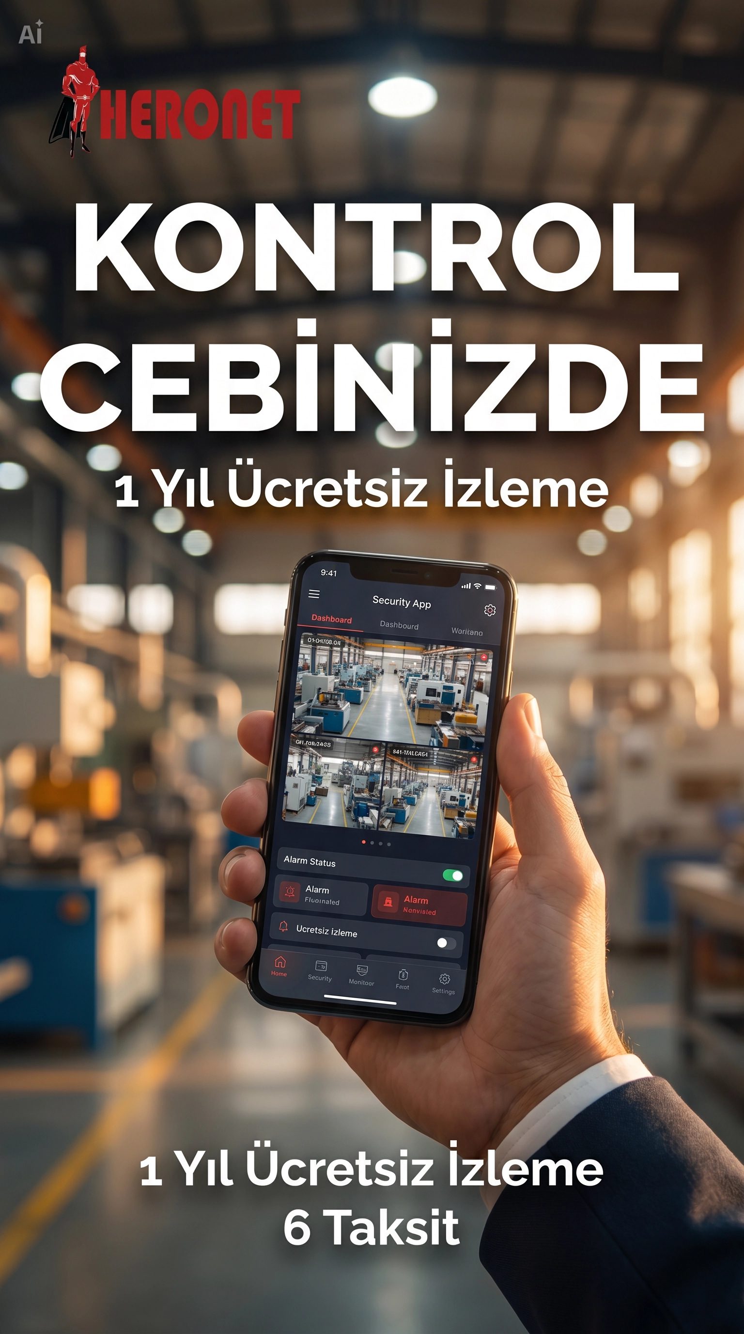 Kontrol cebinizde — HeroNet akıllı ev sistemi